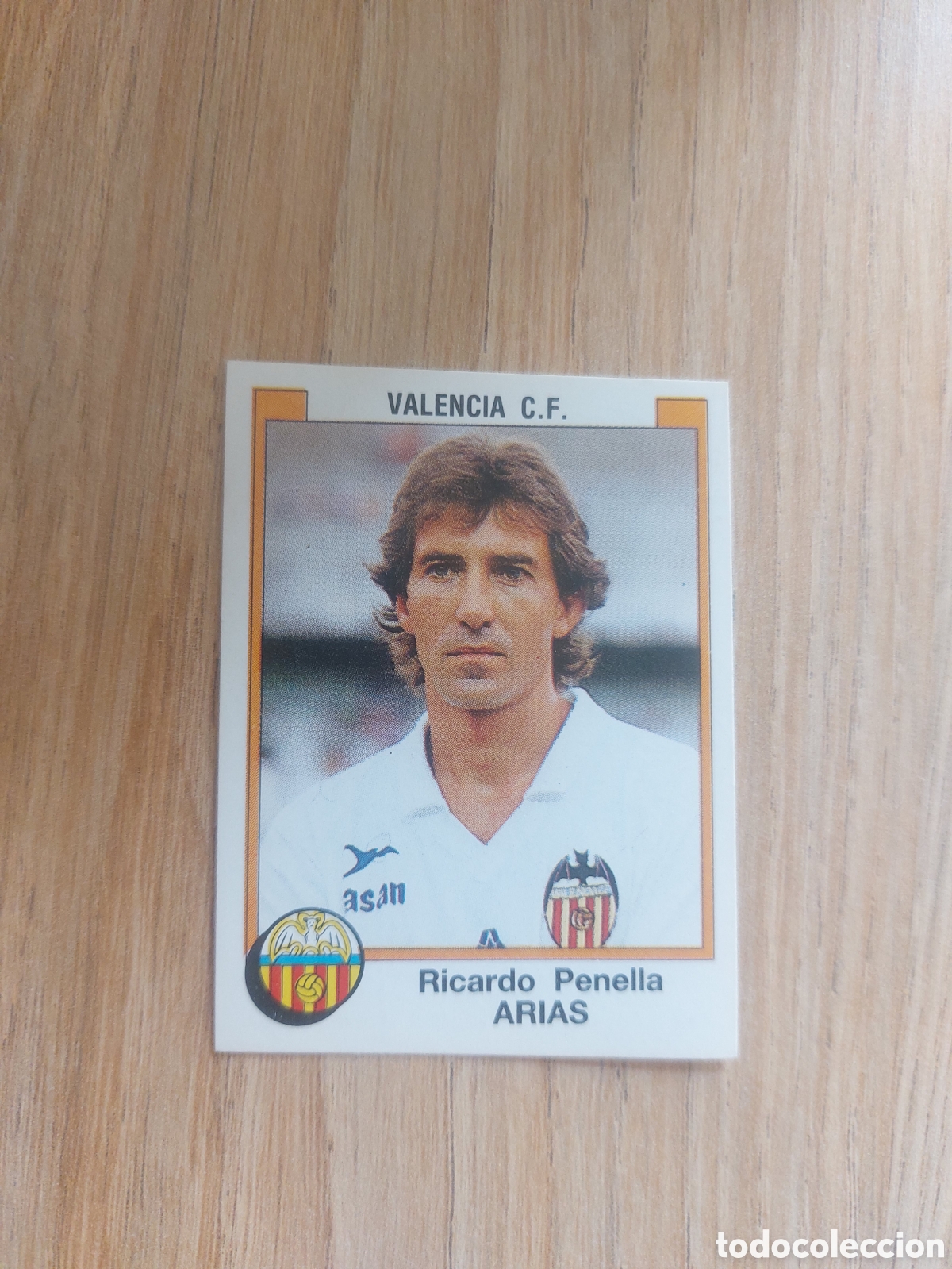 Cartes &agrave; collectionner de Football: 353 ARIAS VALENCIA CF PANINI FUTBOL 88 87 88 1987 1988 SIN PEGAR NUNCA PEGADO