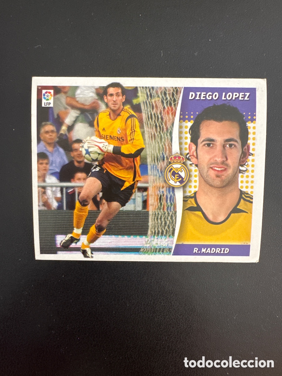 Cromos de f&uacute;tbol: DIEGO L&Oacute;PEZ REAL MADRID LIGA ESTE 2006 2007