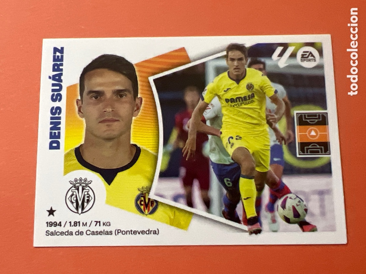 Figurine di Calcio: C2678. DENIS SU&Aacute;REZ VILLAREAL CF CROMO N&deg; 13 LIGA ESTE 2024-2025 24-25 PANINI