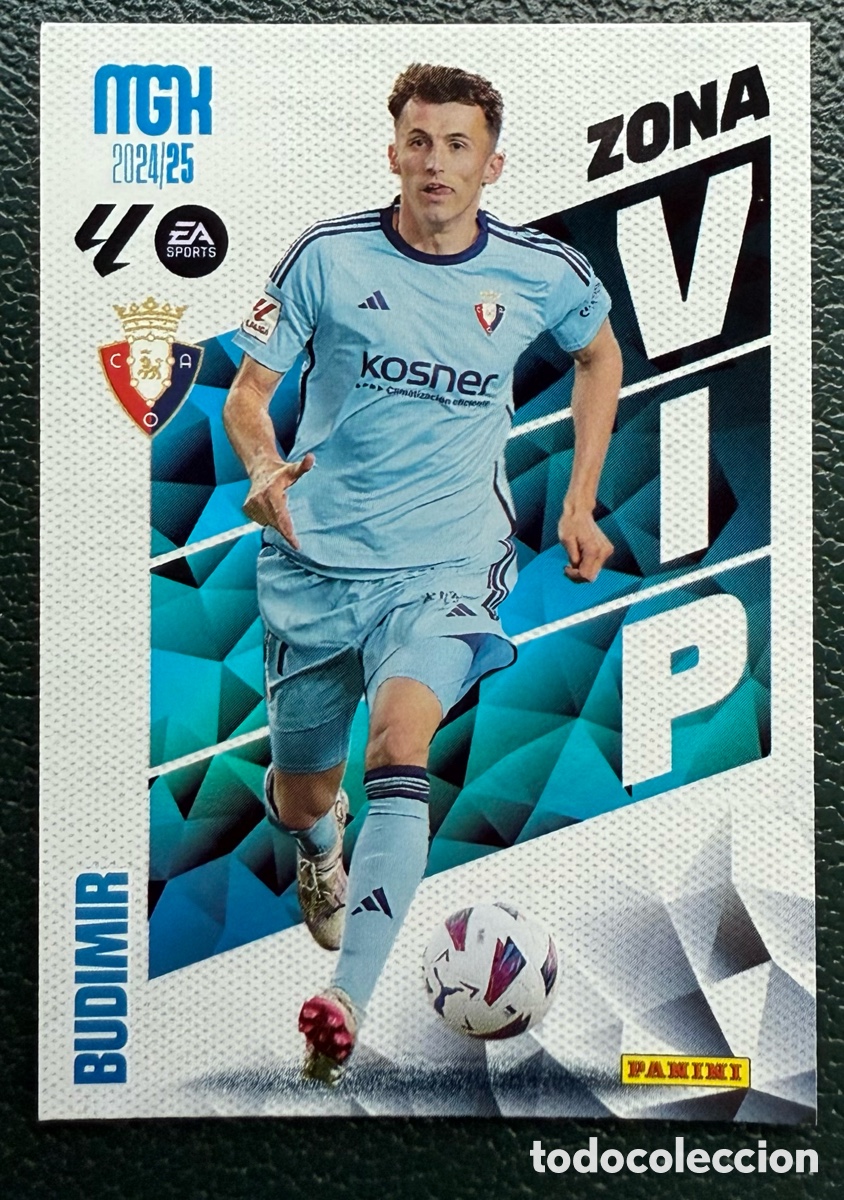 Cromos de f&uacute;tbol: 391 BUDIMIR OSASUNA ZONA VIP FICHAS ALBUM MEGACRACKS 2024 2025 MGK 24 25