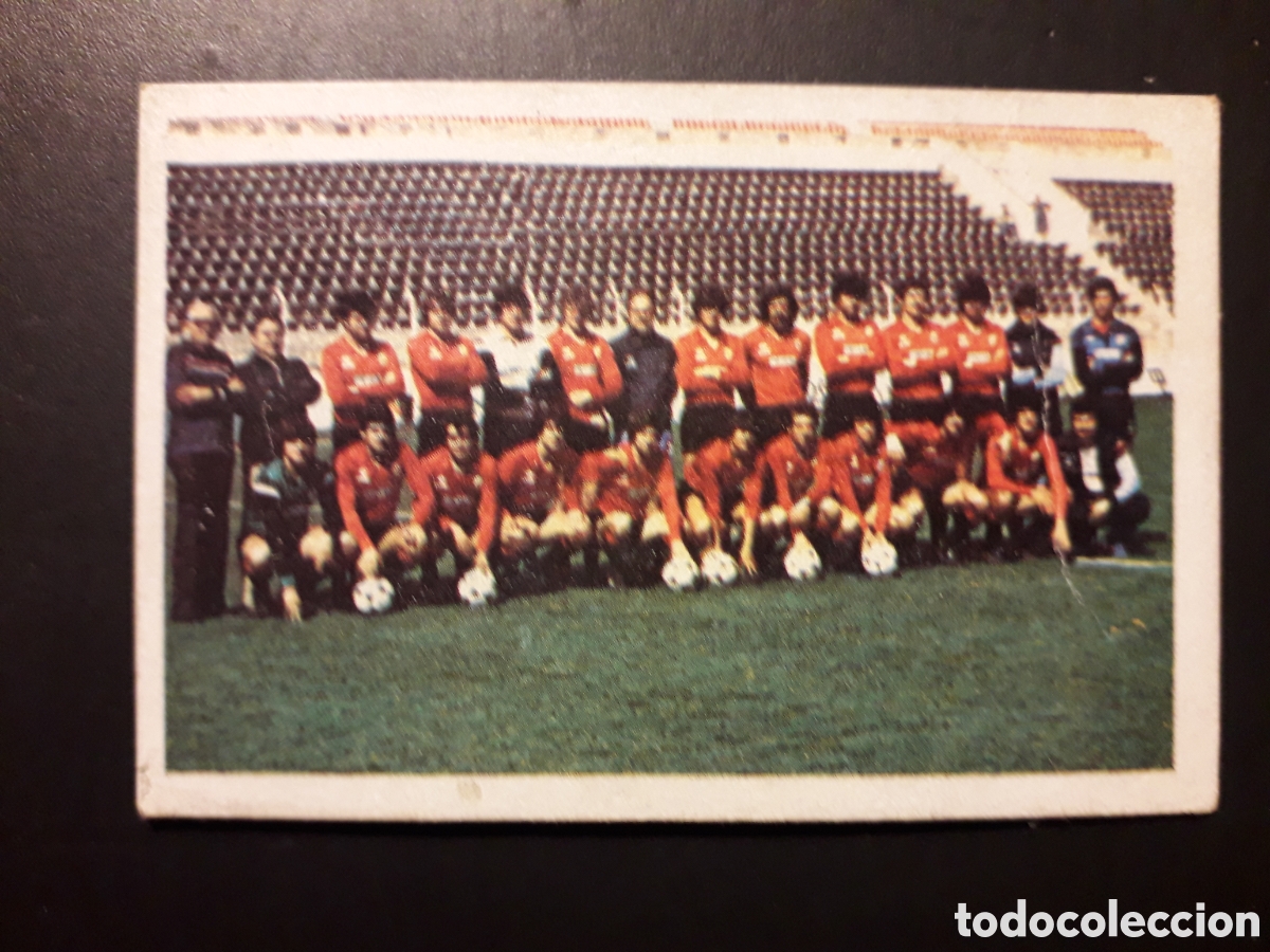 Cromos de F&uacute;tbol: EQUIPO PLANTILLA MALLORCA VERSI&Oacute;N ED CANO 1983 1984 83 84 DESPEGADO TRASERA CROP&Aacute;N PEDIDO M&Iacute;NIMO 3&euro;