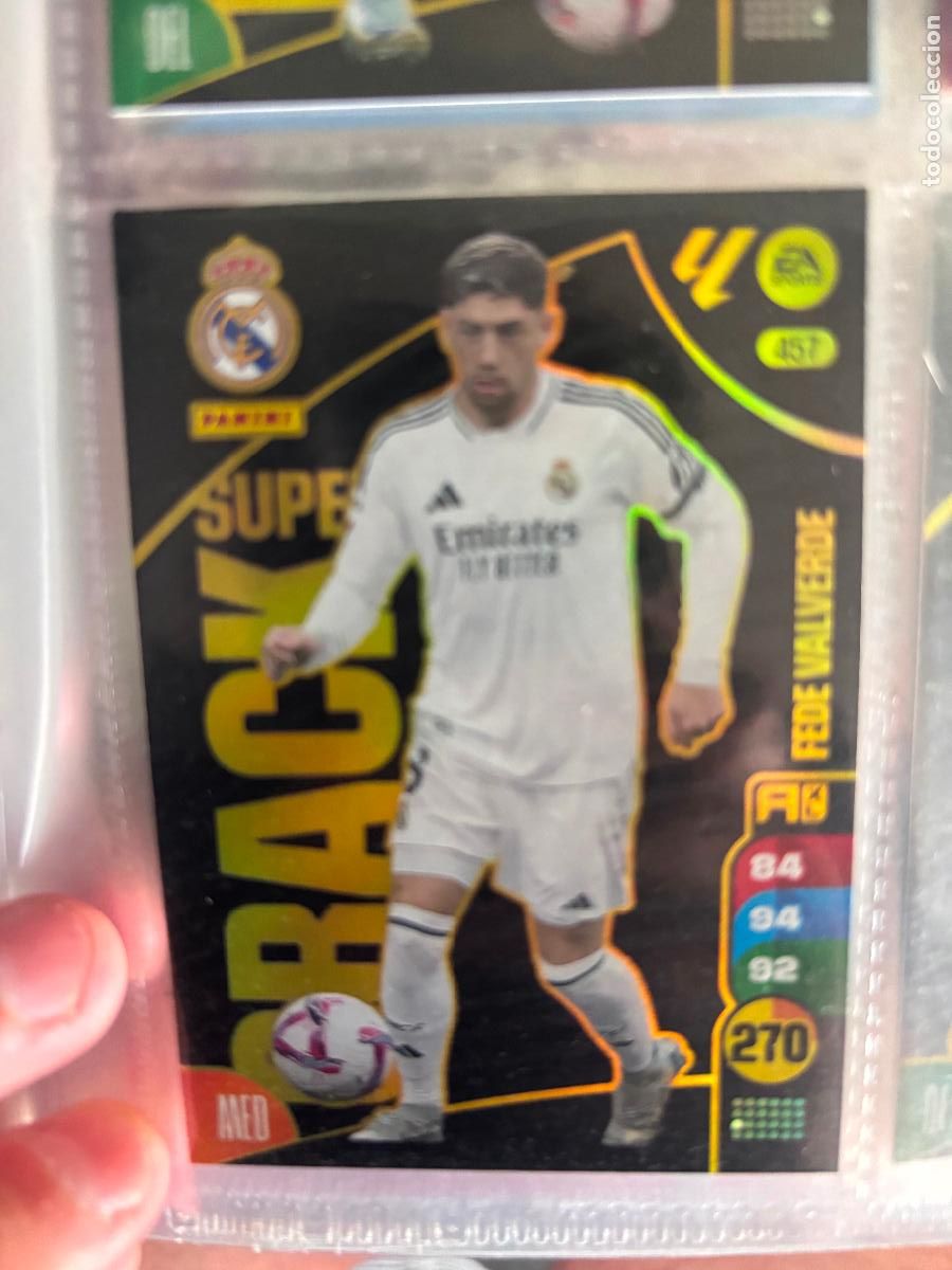 Cromos de Futebol: 457 SUPER CRACK VALVERDE REAL MADRID ADRENALYN 24 25 2024 2025 SIN PEGAR - ADRENALYN