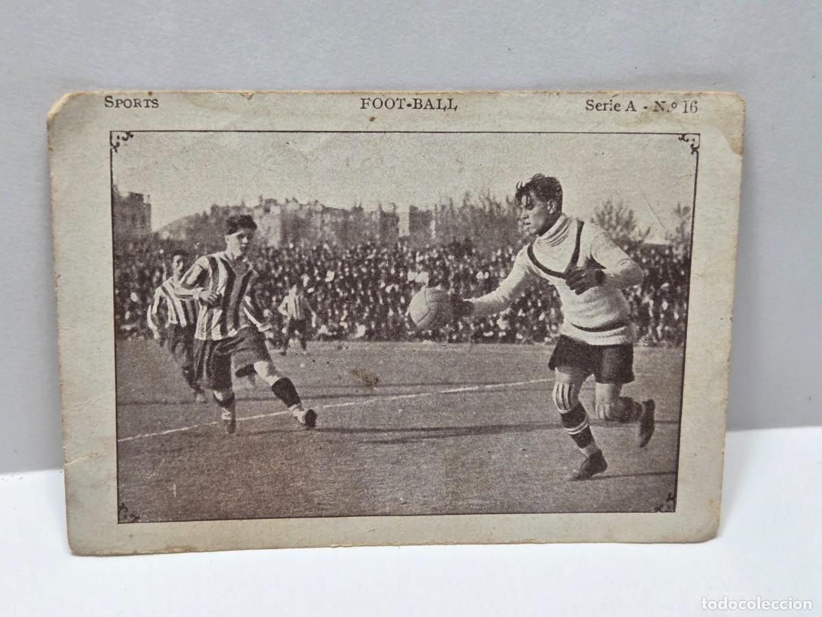 Cromo Futbol- Chocolates Juncosa 1922 - Serie a N°16 - Ricardo Zamora - Final Copa del Rey