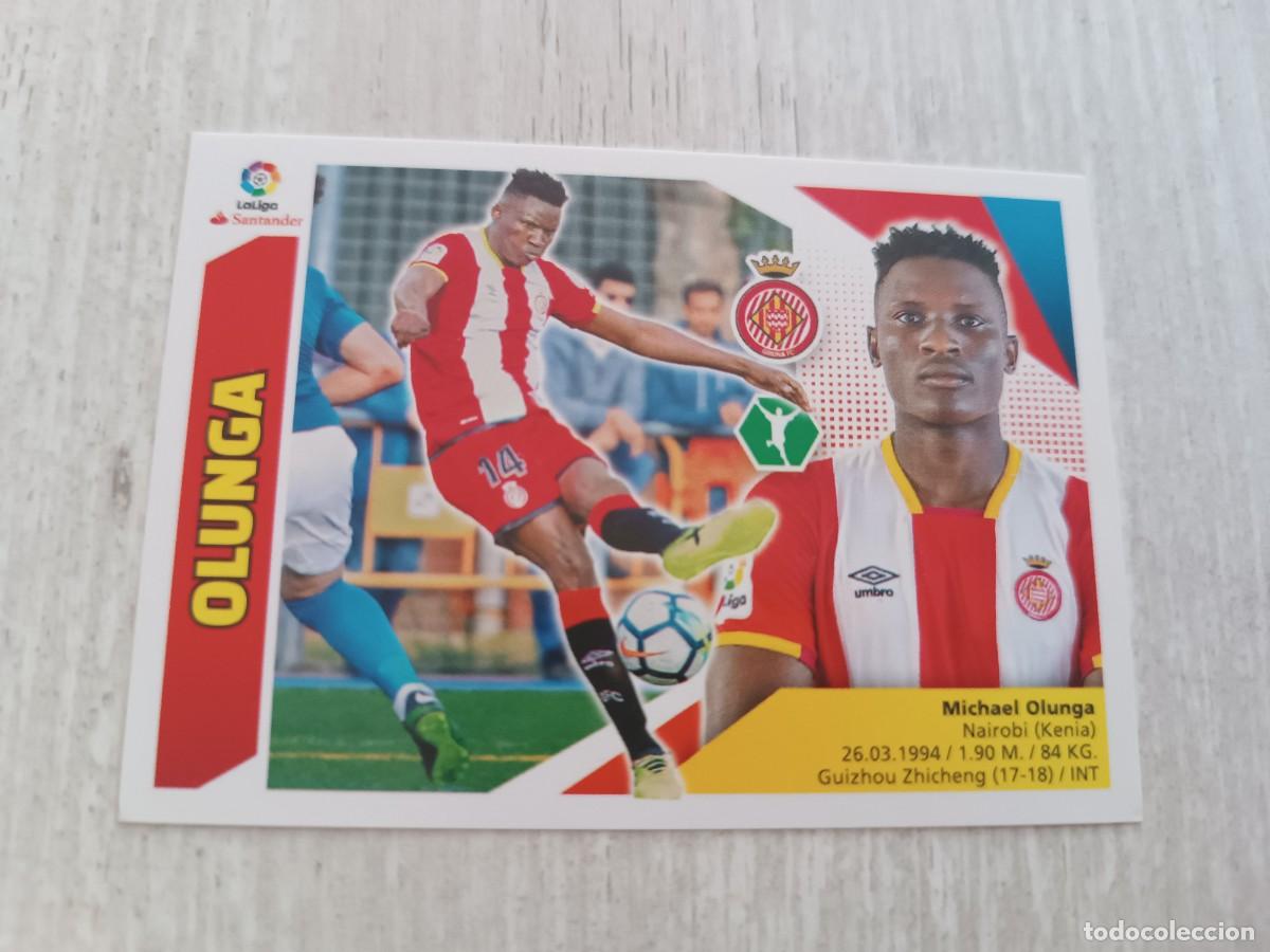 Fu&szlig;ball-Sticker: OLUNGA COLOCA NUNCA PEGADO LIGA ESTE 2017 2018 17 18