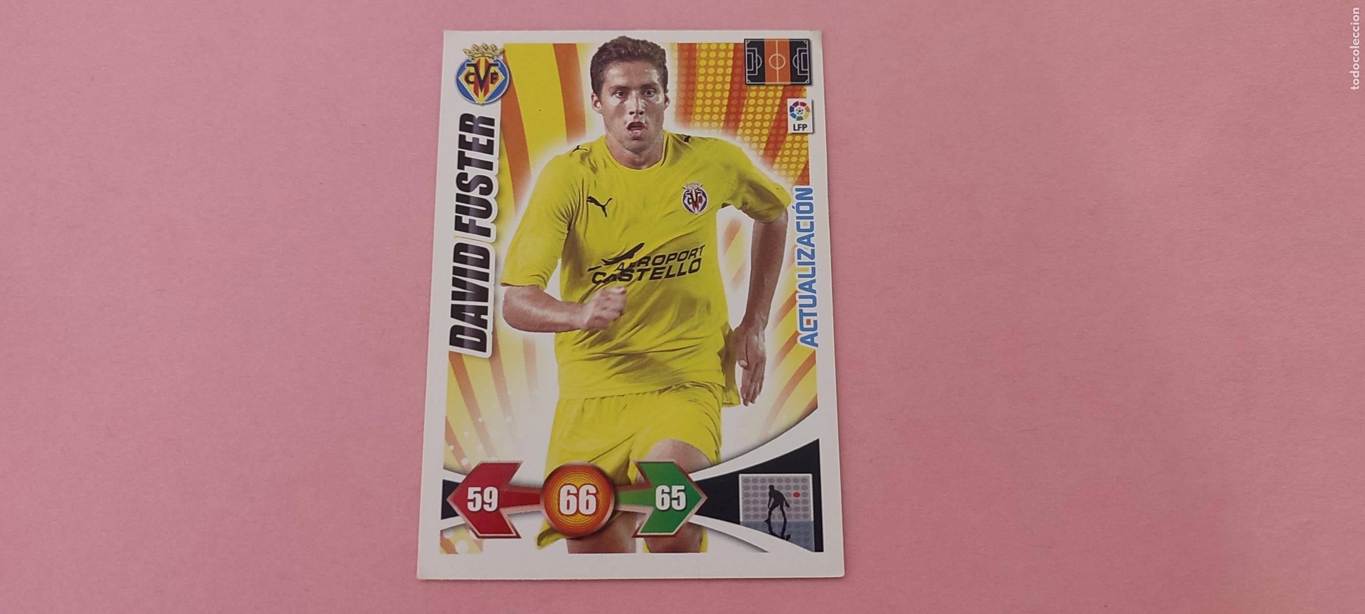 Cromos de f&uacute;tbol: TRADING CARD FUTBOL DAVID FUSTER VILLARREAL C.F. LIGA ADRENALYN XL 2009-2010/09-10 PANINI