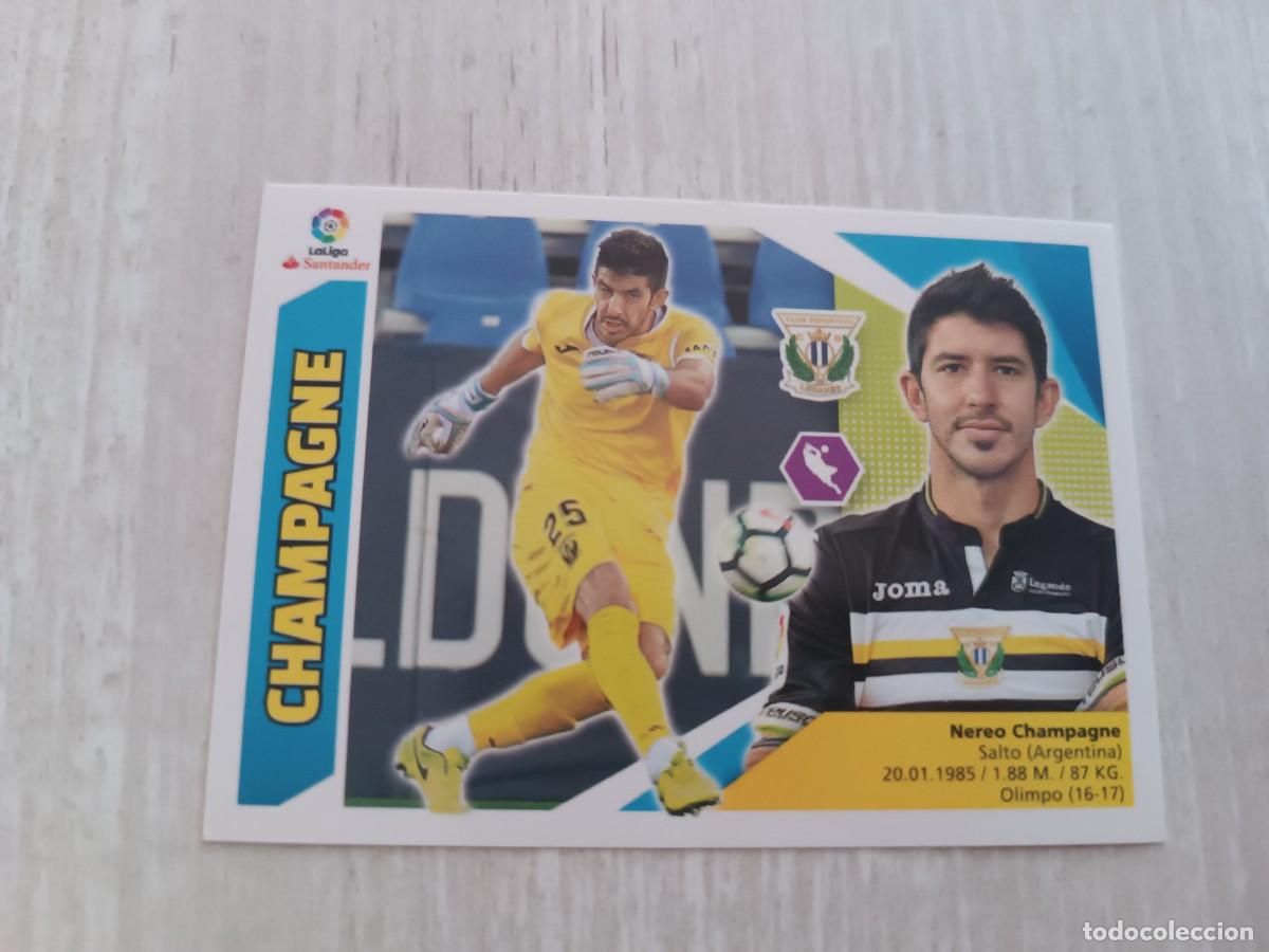 Fu&szlig;ball-Sticker: CHAMPAGNE COLOCA NUNCA PEGADO LIGA ESTE 2017 2018 17 18