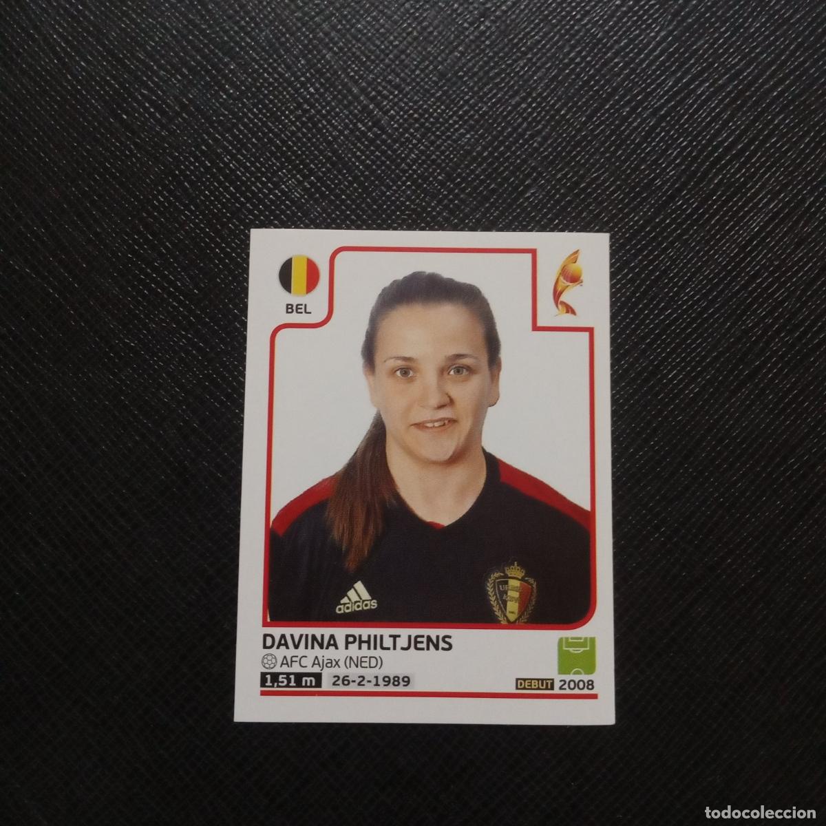 Figurine di Calcio: 92 DAVINA PHILTJENS BELGICA PANINI FEMENINO WOMEN&acute;S EUROCOPA 2017 HOLANDA EURO 17 SIN PEGAR A45 PG56