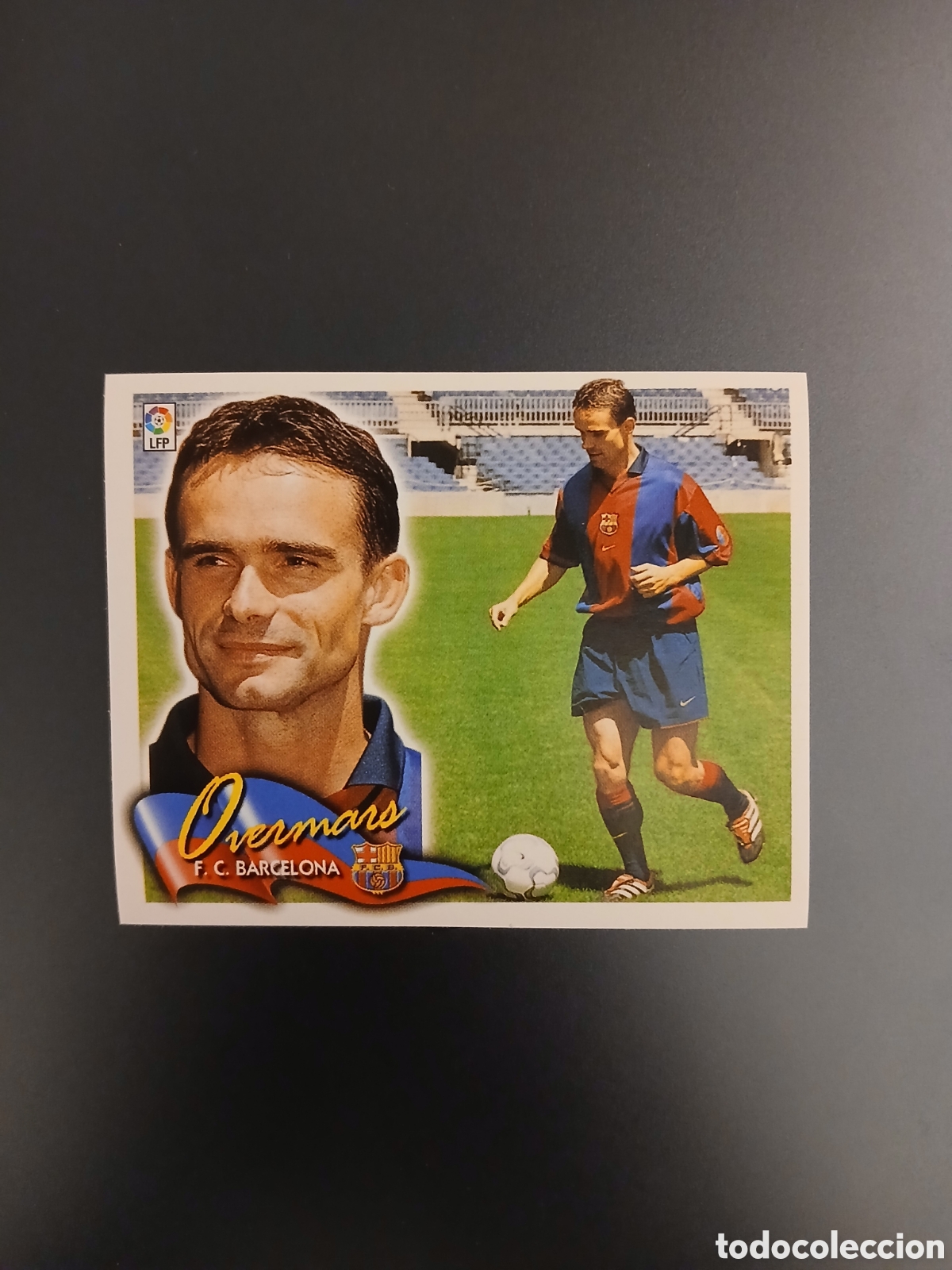Cromos de F&uacute;tbol: OVERMARS BARCELONA COLOCA LIGA ESTE 2000/01 00 01 NUNCA PEGADO SIN PEGAR