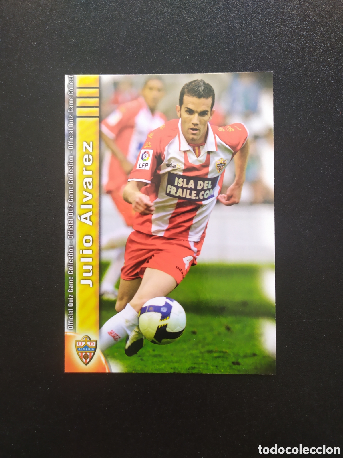 Cromos de f&uacute;tbol: Mundicromo fichas Liga 2009 2010 09 10 Julio &Aacute;lvarez n&deg; 286 Almeria