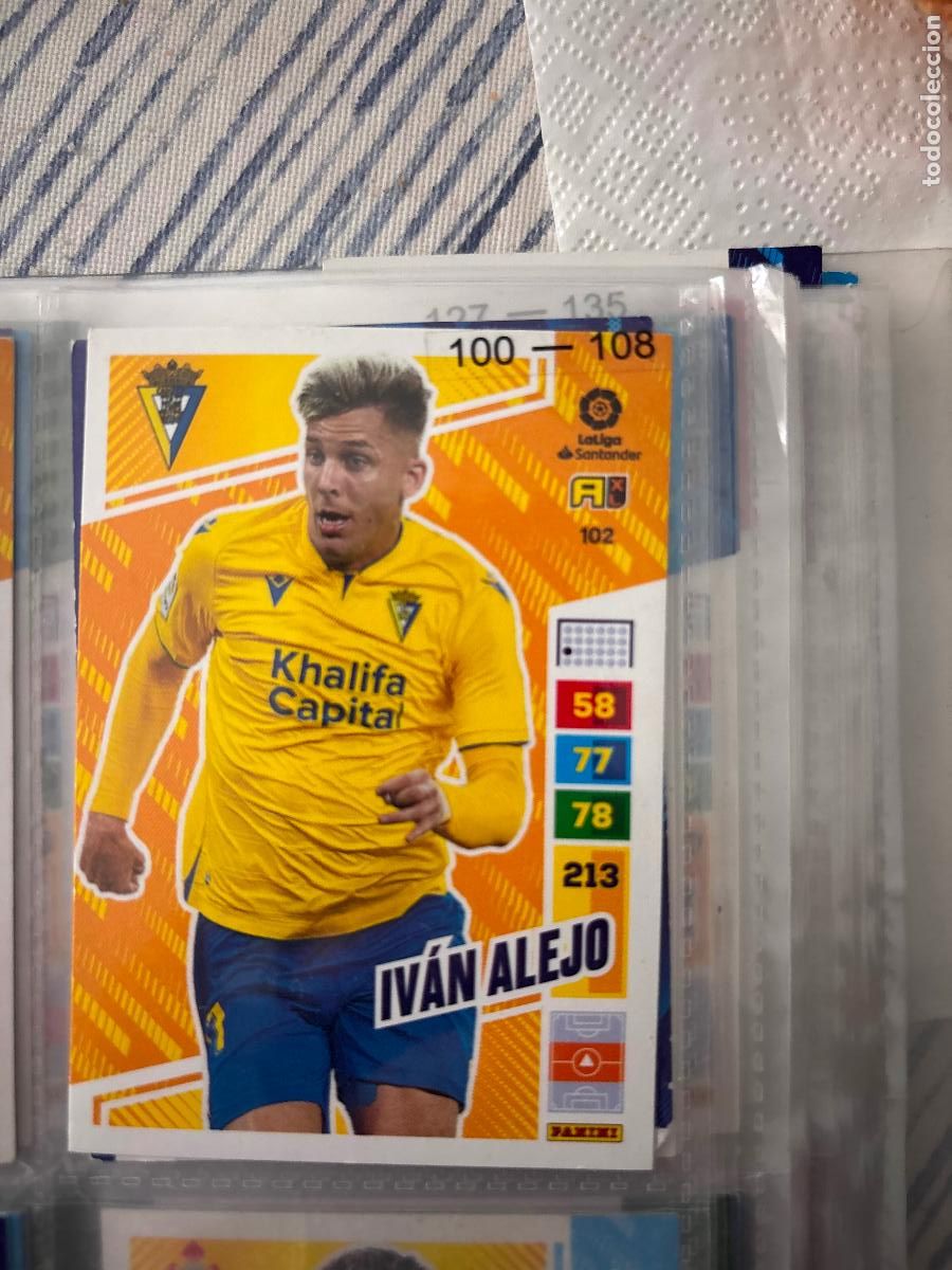 Figurine di Calcio: 102 IVAN ALEJO CADIZ ADRENALYN 22 23 2023 2024 SIN PEGAR - ADRENALYN