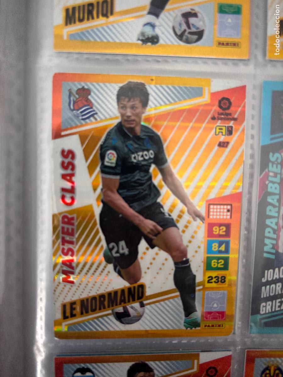 Football Stickers: 427 MASTER CLASS LE NORMAND ADRENALYN 22 23 2023 2024 SIN PEGAR SOCIEDAD - ADRENALYN