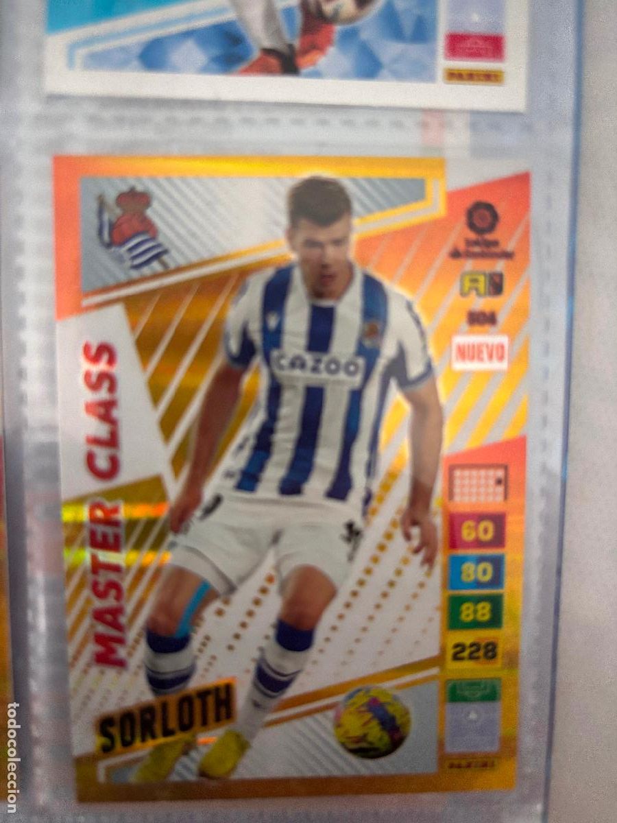 Football Stickers: 504 MASTER CLASS SORLOTH ADRENALYN 22 23 2023 2024 SIN PEGAR - ADRENALYN
