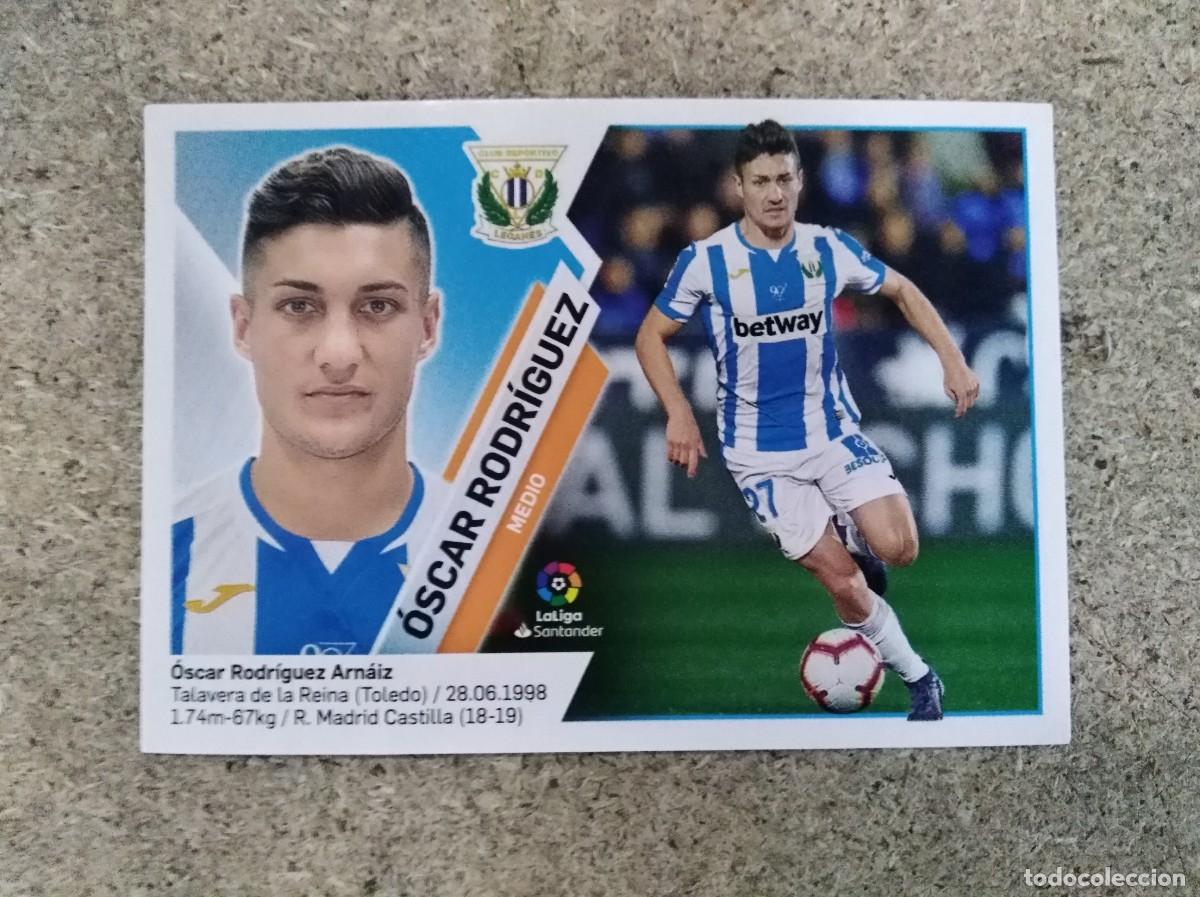 Fu&szlig;ball-Sticker: Cromo Futbol Liga 2019-20. 13.Oscar Rodriguez.Leganes.Este.Sin pegar