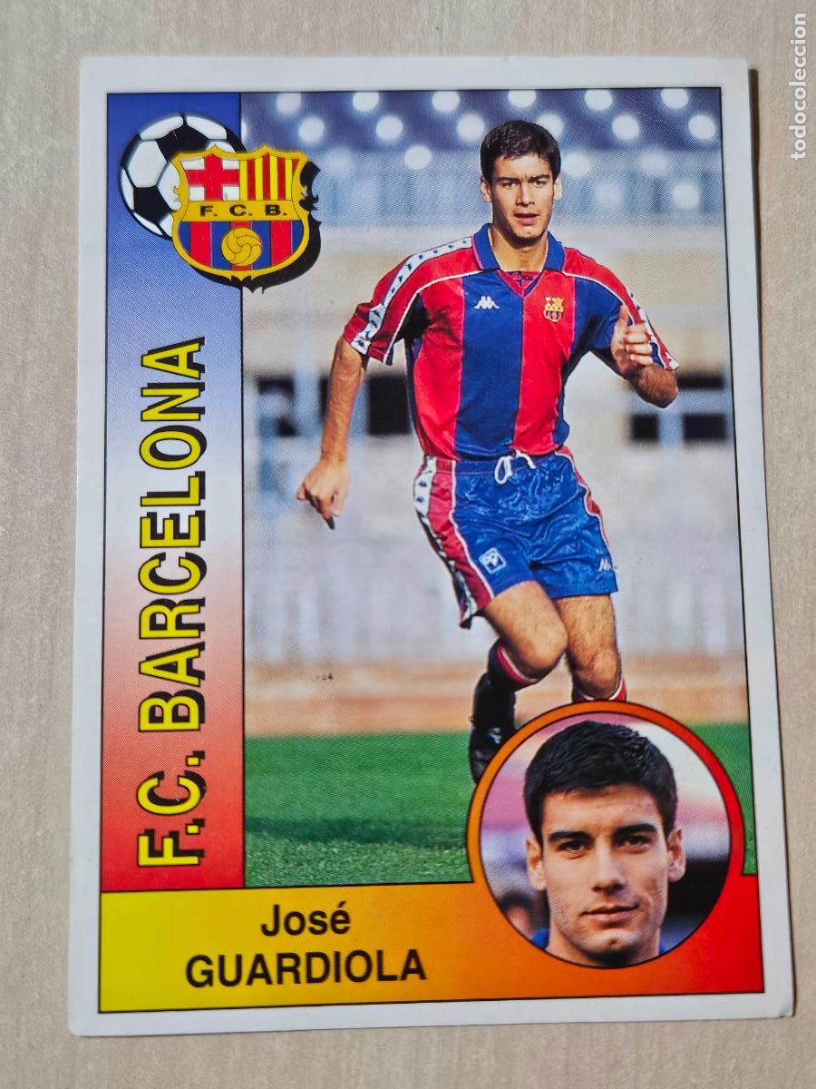 Fu&szlig;ball-Sticker: CROMO N&ordm; 61 - GUARDIOLA - BARCELONA - LIGA PANINI 94 95 SIN PEGAR