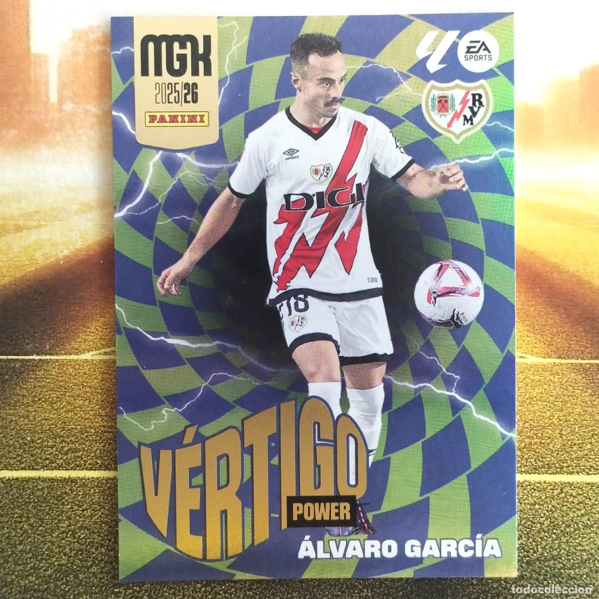Fu&szlig;ball-Sticker: #379 P379 ALVARO GARCIA - RAYO VALLECANO VERTIGO POWER 2025 2026 MEGACRACKS LALIGA PANINI 25 26 MGK