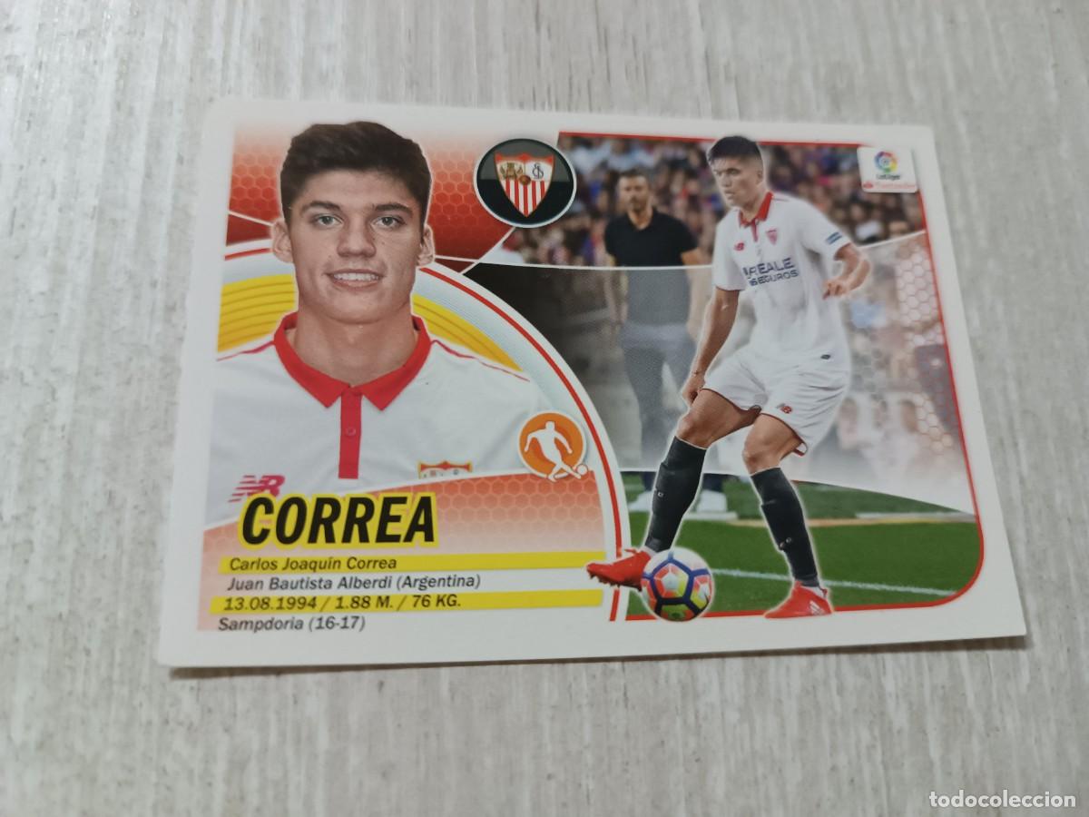 Cromos de F&uacute;tbol: CORREA COLOCA LIGA ESTE 2016 2017 16 17. NUNCA PEGADO.