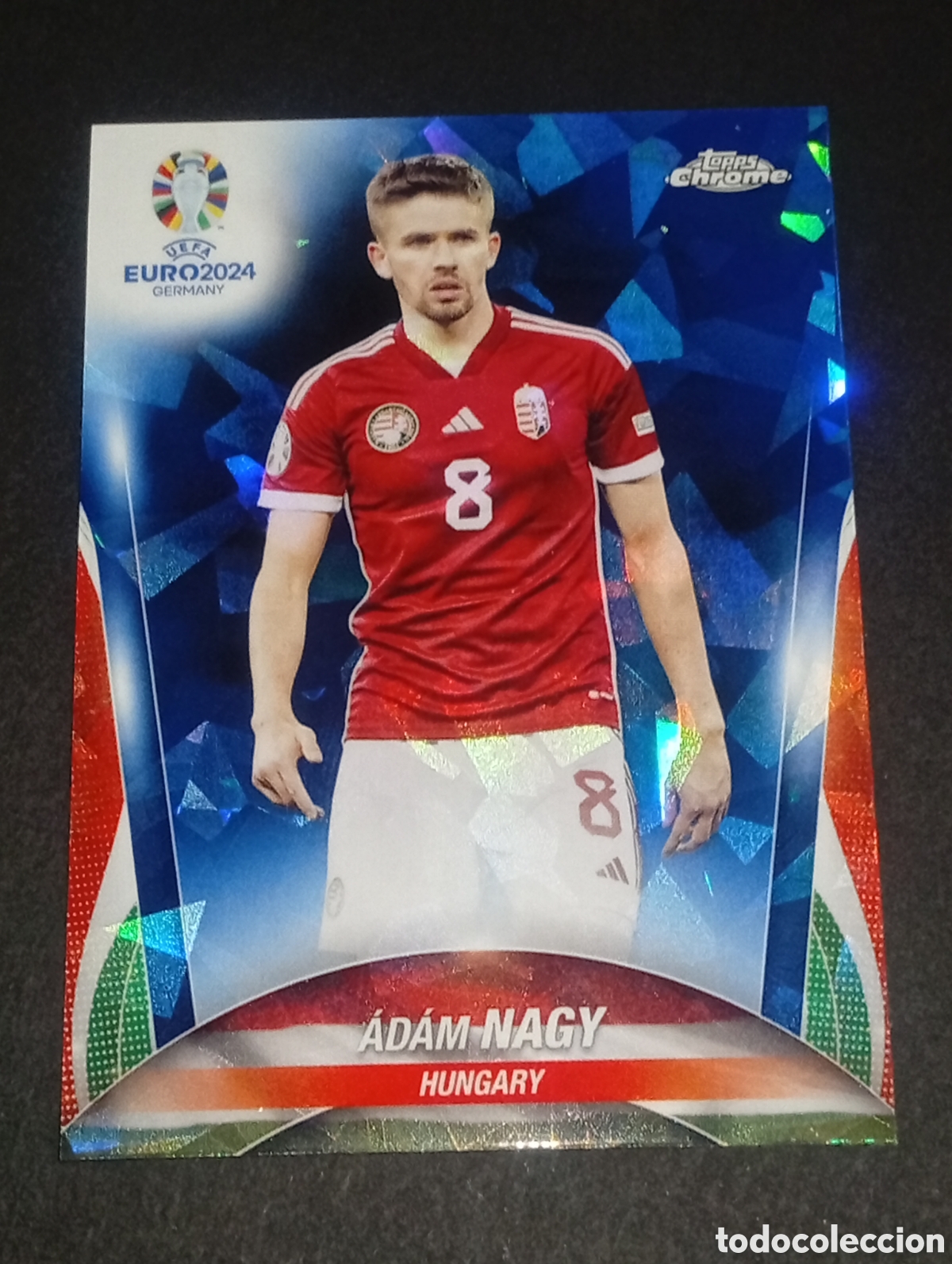 Cromos de Futebol: Sapphire 21 ADAM NAGY HUNGARY EURO EUROCOPA 2024 TOPPS CHROME CROMOS CARD PANINI HUNGR&Iacute;A