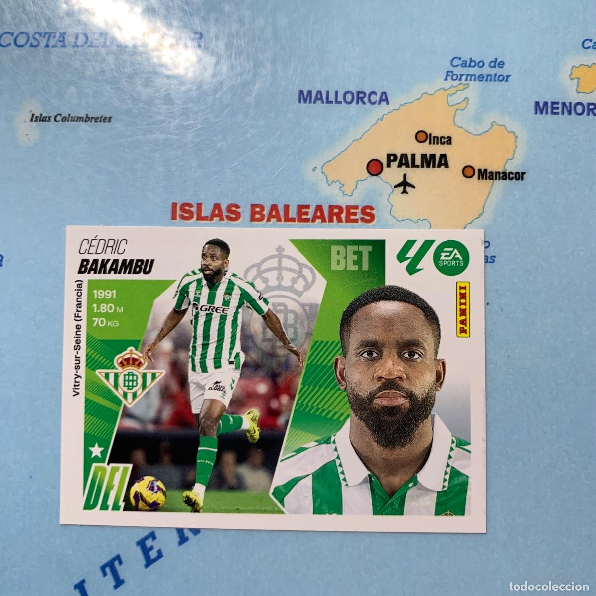 Cromos de F&uacute;tbol: Bakambu n&uacute;mero 19 del Betis cromo liga este 25-26 2025-2026