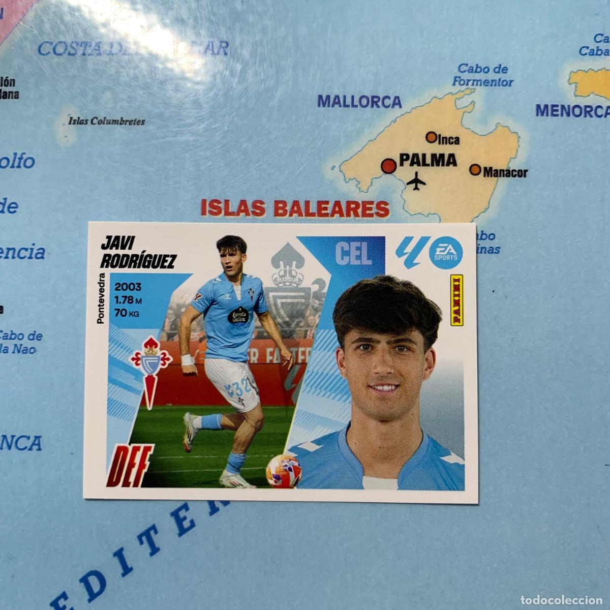 Cromos de f&uacute;tbol: Javi Rodriguez n&uacute;mero 5 del Celta cromo liga este 25-26 2025-2026
