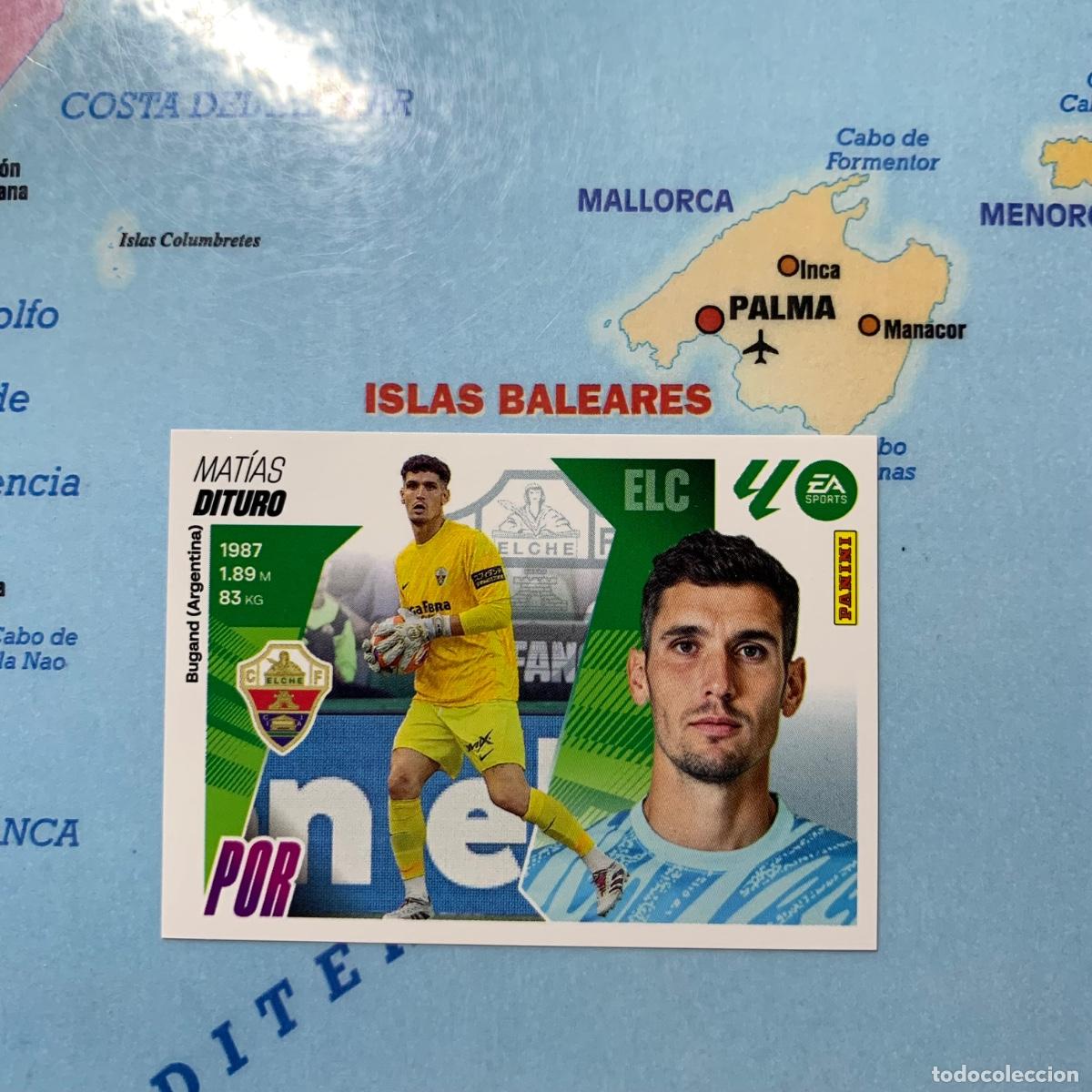 Figurine di Calcio: Dituro n&uacute;mero 3 de Elche cromo liga este 25-26 2025-2026