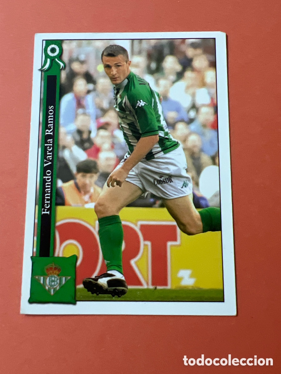 Fu&szlig;ball-Sticker: C1587. N.&ordm; 89 VARELA, REAL BETIS B. FICHAS DE LA LIGA 2006 MUNDICROMO