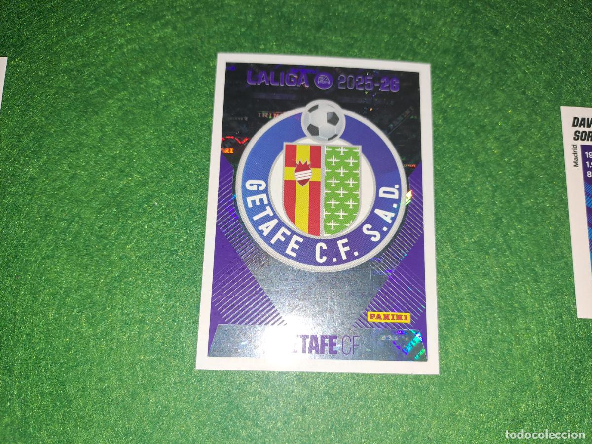 Cartes &agrave; collectionner de Football: liga este 2025 2026 25 26 nuevo getafe n&ordm;1 escudo
