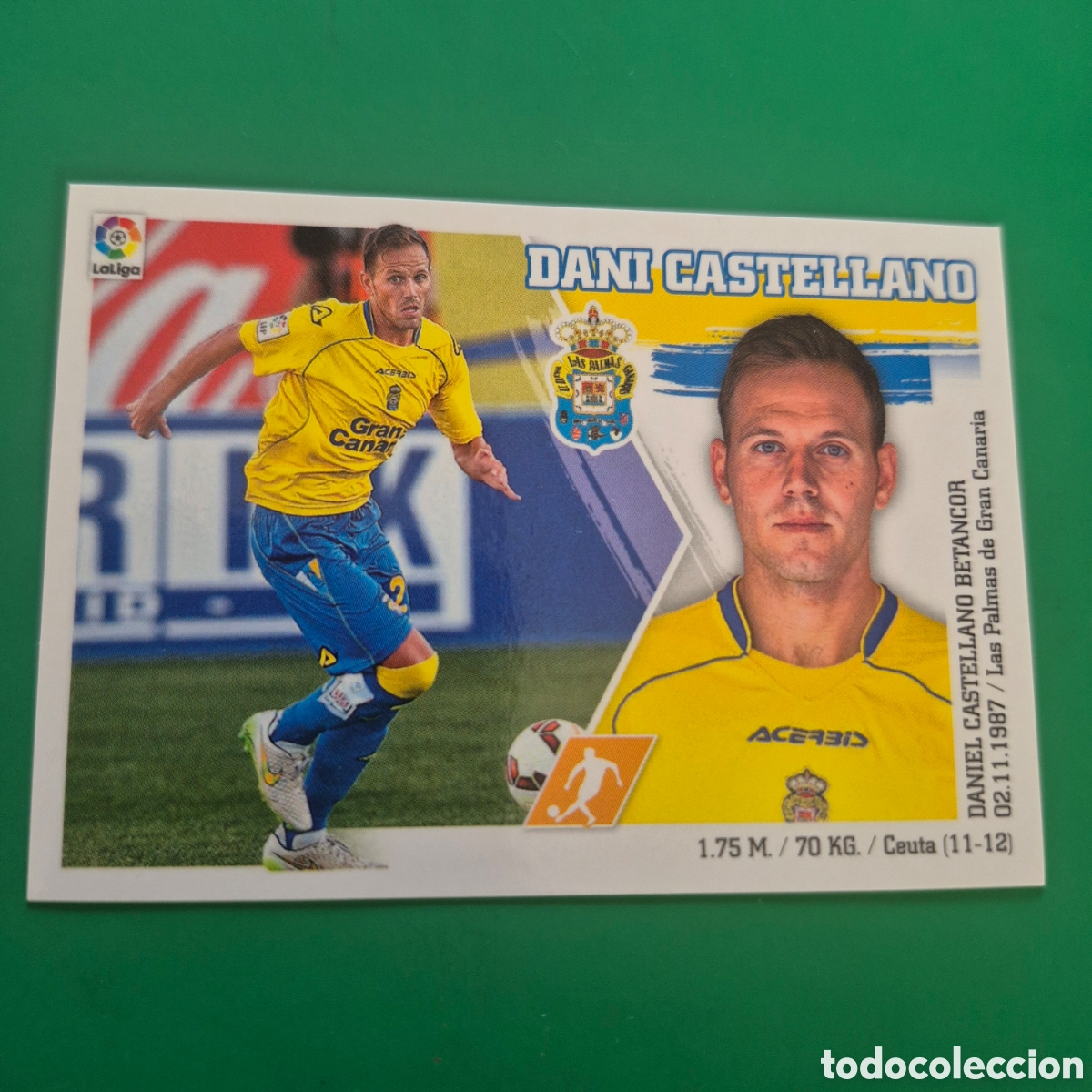 Cromos de f&uacute;tbol: LIGA ESTE 2015 2016 15 16 PANINI DANI CASTELLANO 22 LAS PALMAS COLECCI&Oacute;N ALBUM F&Uacute;TBOL 4&ordf; EDICI&Oacute;N