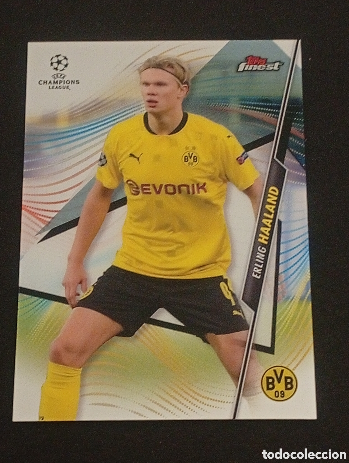 Cromos de F&uacute;tbol: 24 ERLING HAALAND BORUSSIA CITY TOPPS FINEST CHROME 2020 2021 20 21 CROMOS CARDS MEGACRACKS