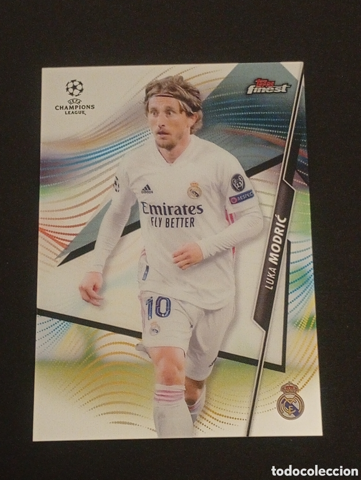 Cromos de f&uacute;tbol: 33 LUKA MODRIC REAL MADRID CROACIA CROATIA TOPPS FINEST CHROME 2020 2021 21 CROMOS CARDS MEGACRACKS