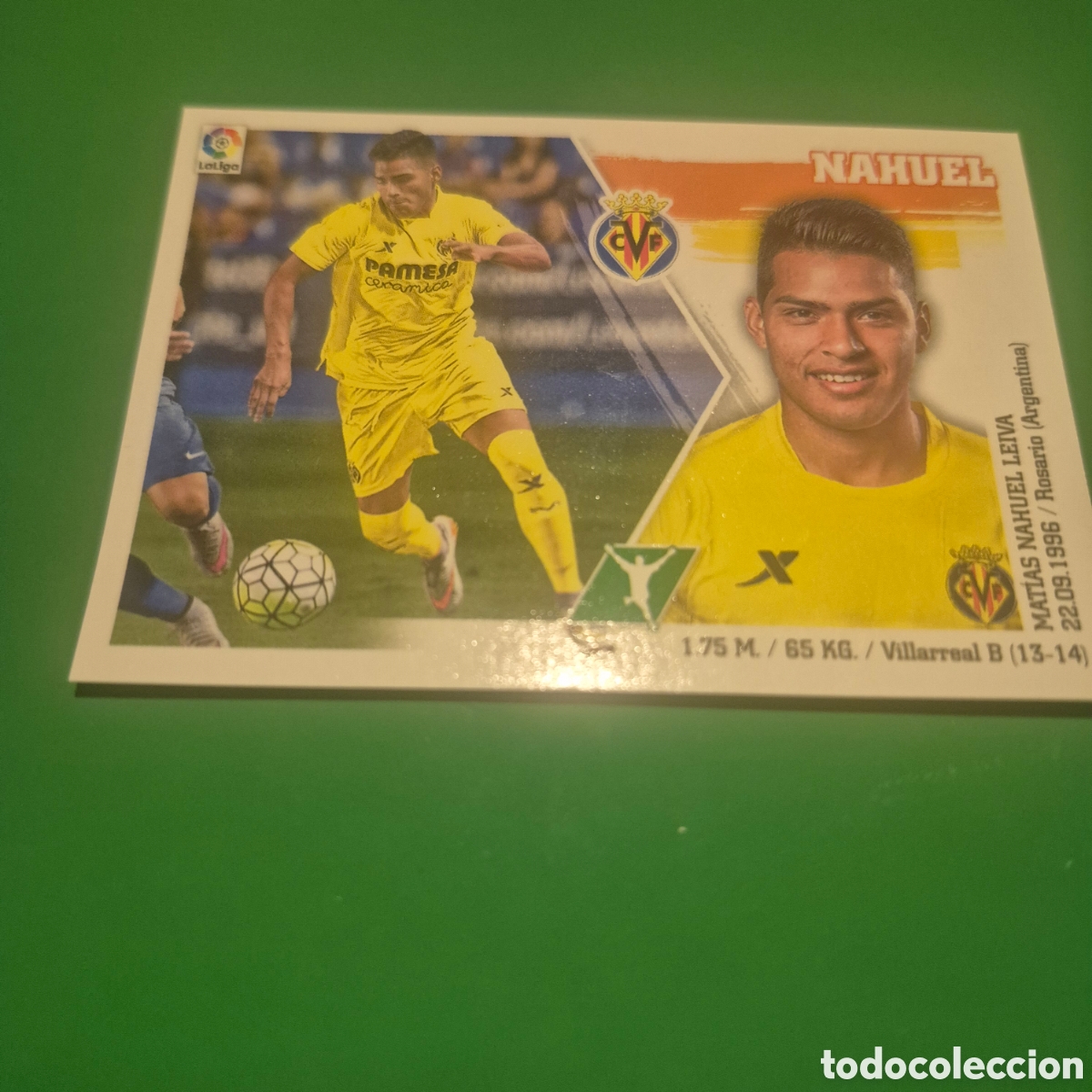 Cromos de f&uacute;tbol: NAHUEL VILLARREAL LIGA ESTE 2015/16 15 16 NUEVO SIN PEGAR