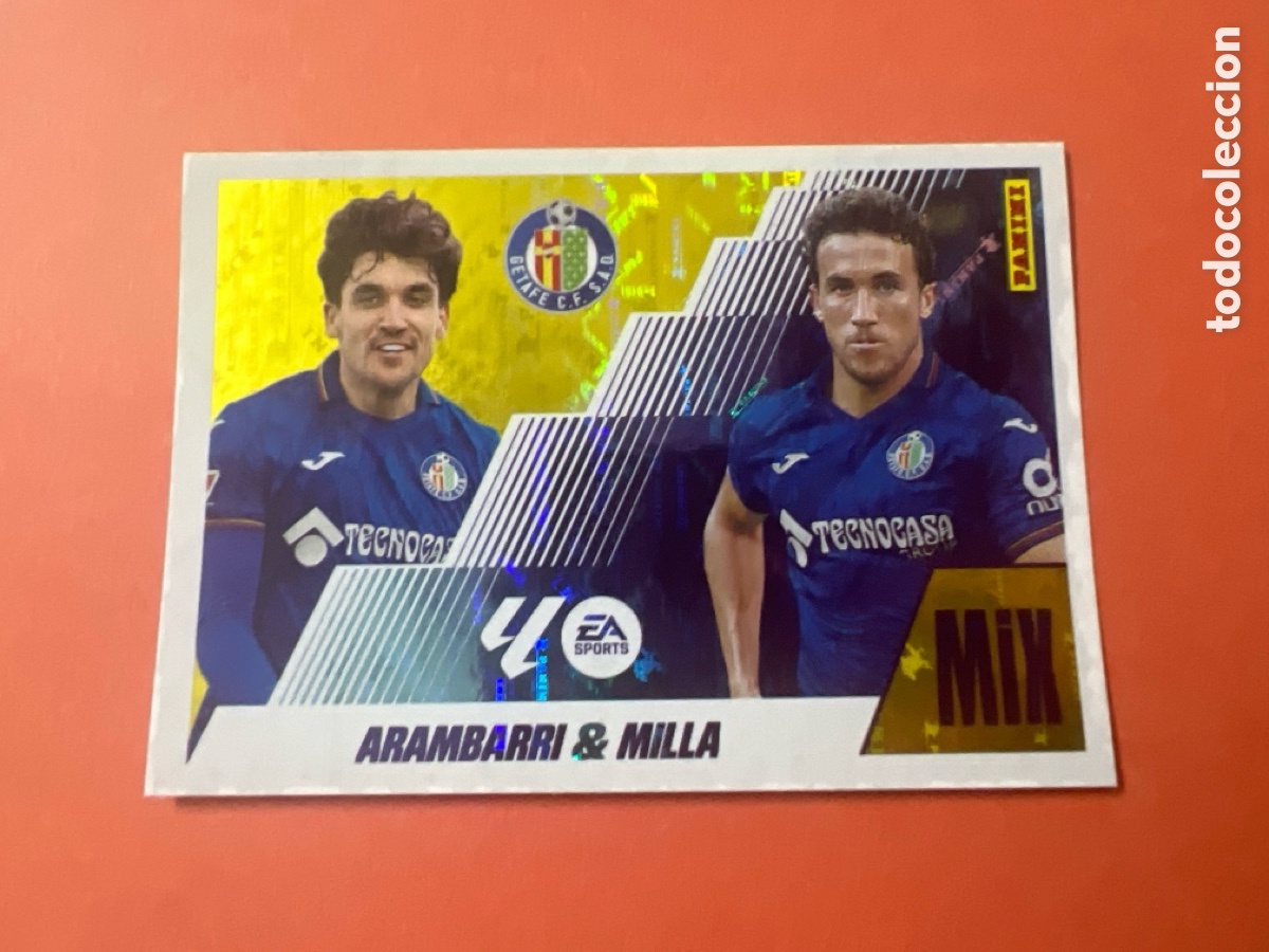 Cromos de Futebol: E295. liga este 2025 2026 25 26 nuevo mix n&ordm; 2 getafe arambarri/milla
