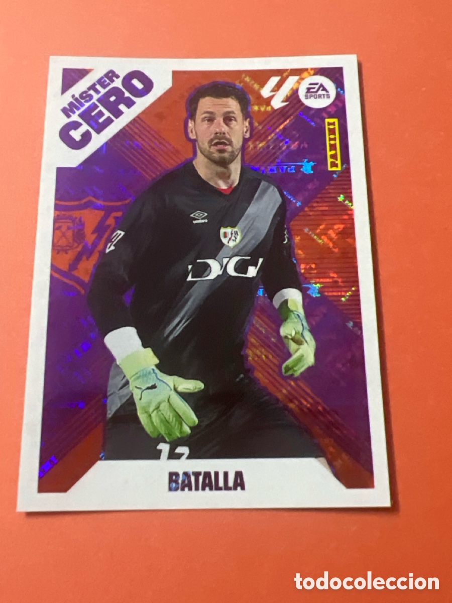 Cartes &agrave; collectionner de Football: E296. liga este 2025 2026 25 26 nuevo mister cero n&ordm; 1 batalla rayo vallecano