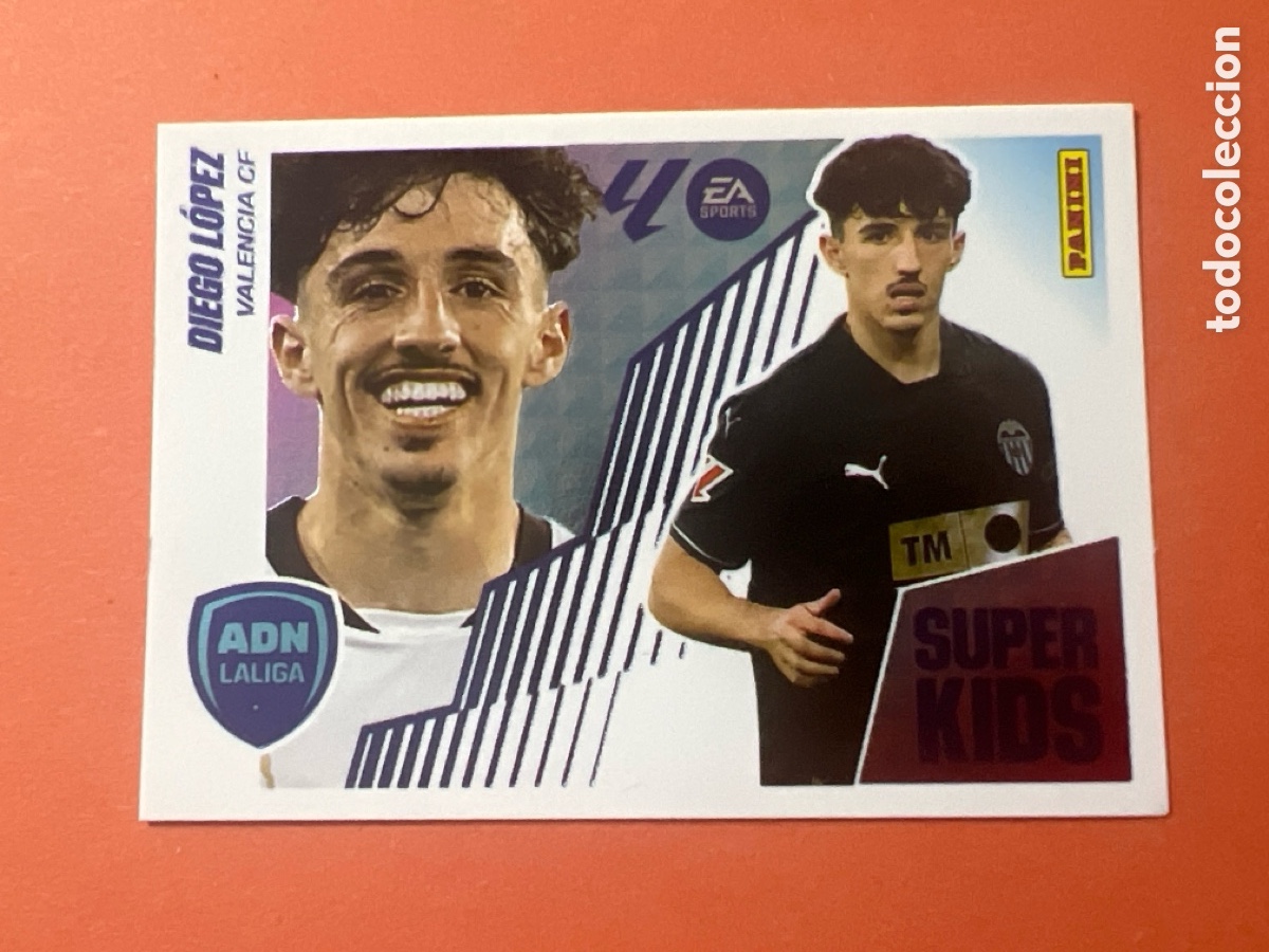 Football Stickers: E321. CROMO FUTBOL DIEGO LOPEZ VALENCIA C.F. ADN SIN PEGAR N&ordm; 7 LIGA ESTE 2025-2026/25-26