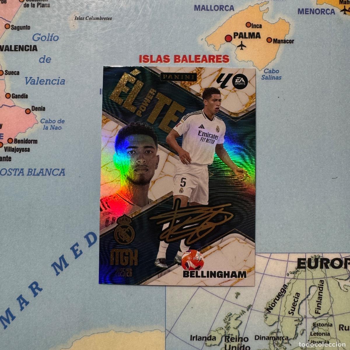Cromos de f&uacute;tbol: Bellingham elite power n&uacute;mero P1 Del Real Madrid megacracks 25-26 2025-2026
