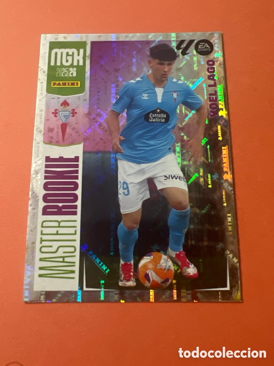 Fu&szlig;ball-Sticker: E331. 423 YOEL LAGO - RC CELTA | MASTER ROOKIE 2025 2026 MEGACRACKS LALIGA PANINI 25 26 MGK