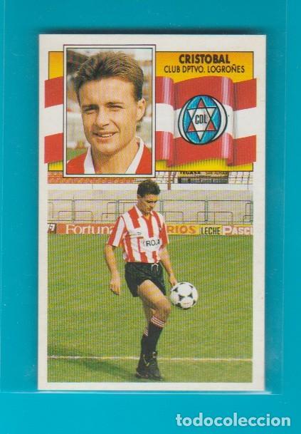 Cromos de f&uacute;tbol: EDICIONES ESTE 1990 1991 90 91 CD LOGRO&Ntilde;ES CRISTOBAL - Foto 1