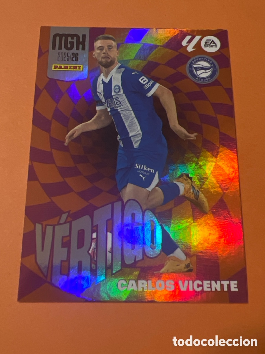 Cromos de Futebol: E378. Carlos Vicente 382 Alav&eacute;s V&eacute;rtigo Megacracks 2025/26 MGK 25-26