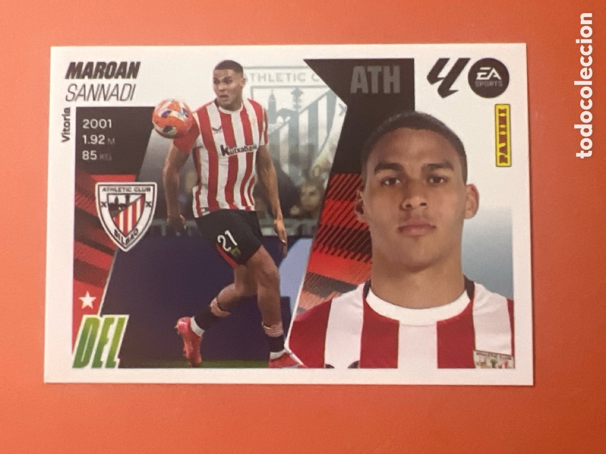 Figurine di Calcio: E538. Maroan n&uacute;mero 17A del Athletic de Bilbao cromo liga este 25-26 2025-2026