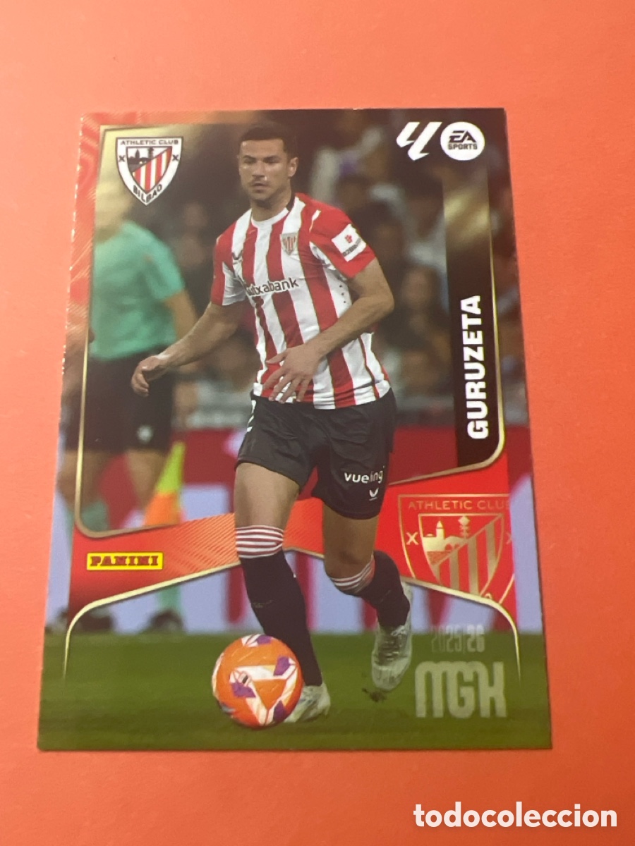 Cromos de Futebol: E574. Guruzeta 54 Athletic Club Bilbao Megacracks 2025/26 MGK 25-26