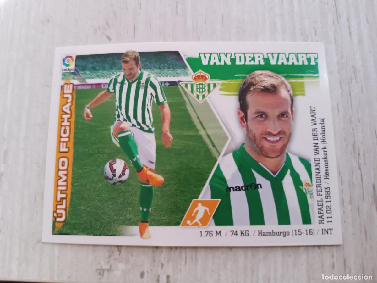 Cartes &agrave; collectionner de Football: VAN DER VAART CORREGIDO FICHAJE 2 LIGA ESTE 2015 2016 15 16. NUNCA PEGADO.