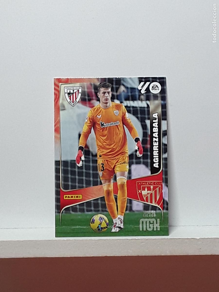 Football Stickers: MEGACRACKS 2025 2026 MGK 25 26 ALBUM PANINI LIGA N 39 ATHLETIC AGIRREZABALA