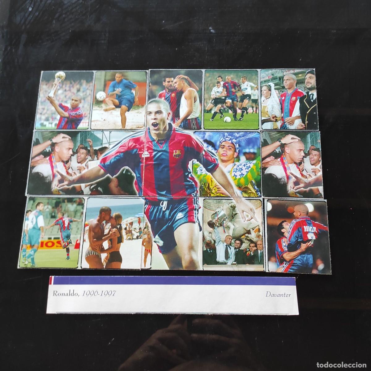 Figurine di Calcio: Lote de 15 cromos de f&uacute;tbol RONALDO Davanter