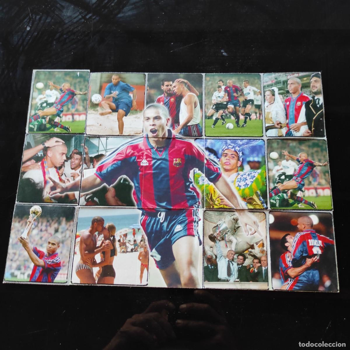 Cromos de f&uacute;tbol: Lote de 15 cromos de futbol Ronaldo
