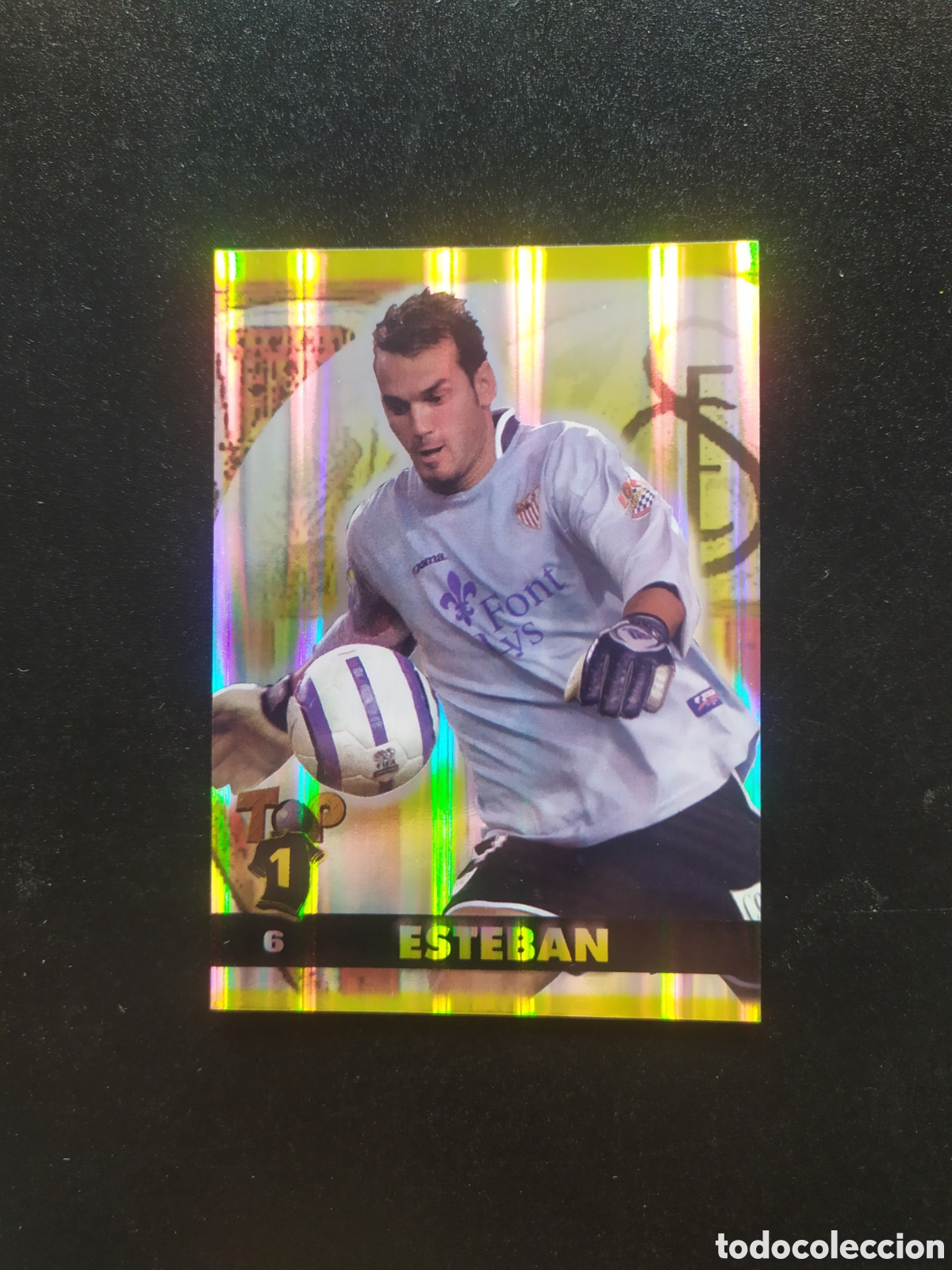 Cromos de Futebol: Mundicromo top Liga 2004 2005 04 05 Esteban brillo n&deg; 6 Sevilla