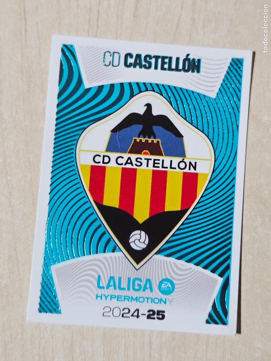 Football Stickers: 6 ESCUDO SEGUNDA DIVISION - ESTE 2024 25 - 24 25 - CROMO SIN PEGAR - CASTELLON
