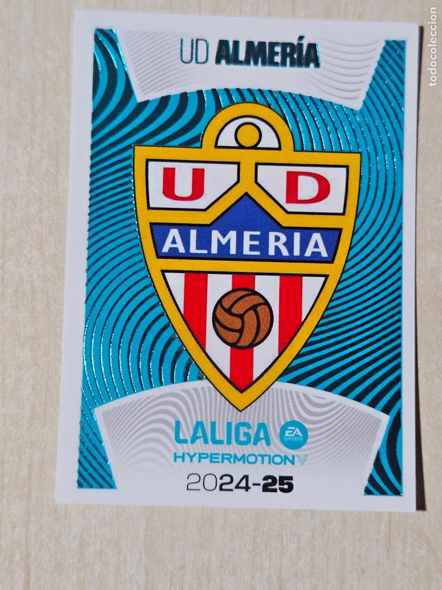 Fu&szlig;ball-Sticker: 2 ESCUDO SEGUNDA DIVISION - ESTE 2024 25 - 24 25 - CROMO SIN PEGAR - ALMERIA