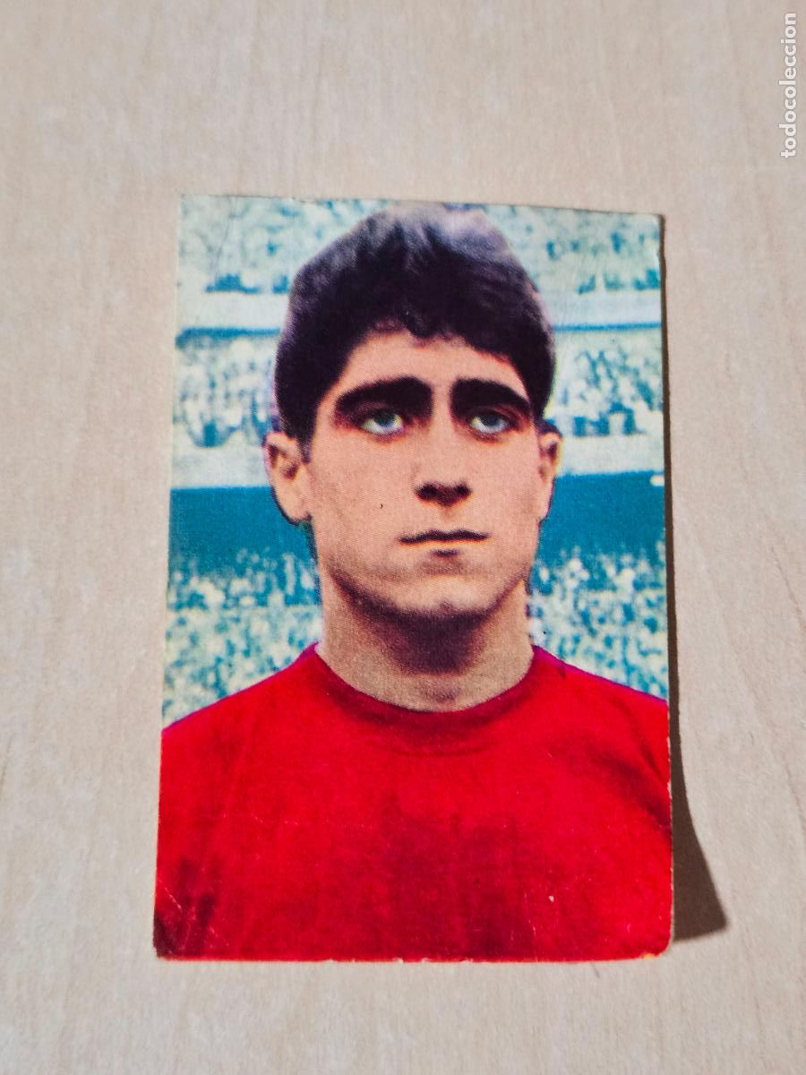 Cartes &agrave; collectionner de Football: 4 REIJA - SELECCION NACIONAL ESPA&Ntilde;A - RUIZ ROMERO 1967 1968 FUTBOL 67 68 - CROMO RECUPERADO