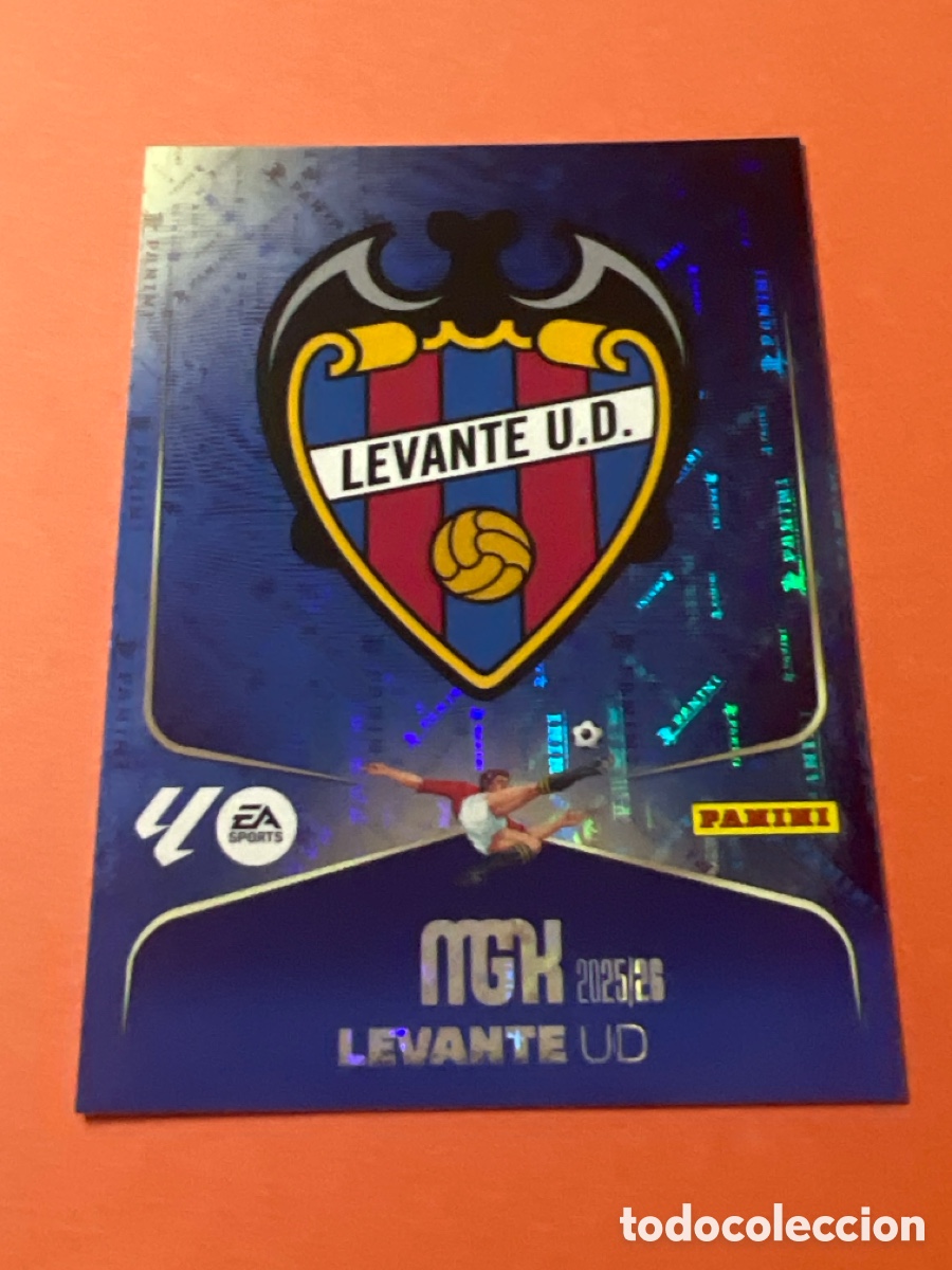 Figurine di Calcio: A20. 199 ESCUDO | LEVANTE UD 2025 2026 MEGACRACKS LALIGA PANINI 25 26 MGK
