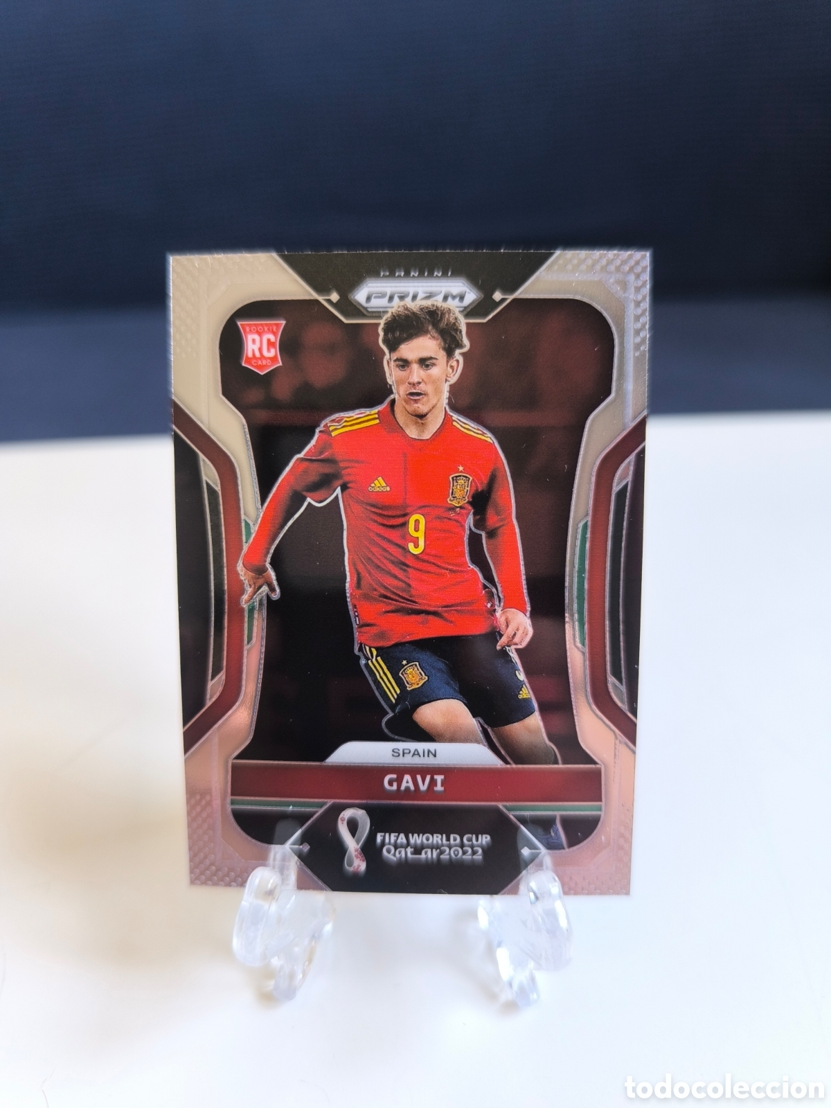 Cromos de F&uacute;tbol: GAVI Panini Prizm FIFA world cup Qatar 2022 Rookie card Espa&ntilde;a