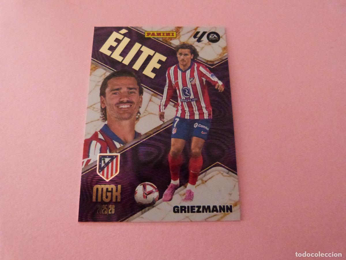 Fu&szlig;ball-Sticker: TRADING CARD FUTBOL GRIEZMANN ATLETICO DE MADRID N&ordm; 6 LIGA MEGACRACKS 2025-2026/25-26